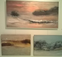 Tauluja Herttoniemen sairaalan näyttelyssä  12.2015 - 6.3.2016
