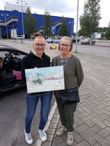 
5 vuoden takainen näyttely päättyi kauppaan Ikean luona 2019