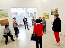 Näyttelyvieraita (HOK-eläkeläiset)