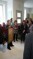 HTY yhteisnäyttely avajaiset 2016   Avaaja  Kike Elomaa