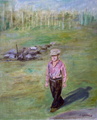
Isä ja ikuinen työmaa 38x46