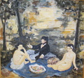 
Ideoitu aiheesta; Aamiainen ruohikolla 53x50